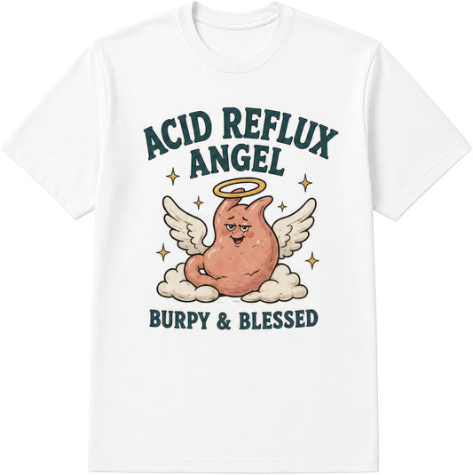 Acid Reflux Angel rude t-shirt