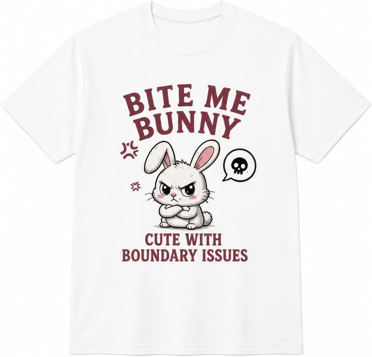Bite Me Bunny rude t-shirt