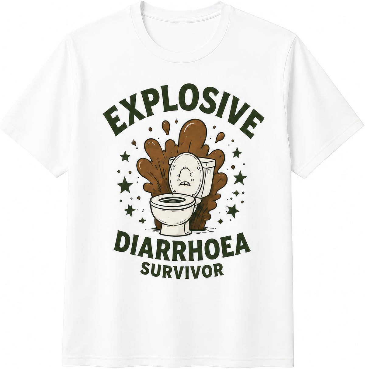 Explosive Diarrhoea Survivor rude t-shirt