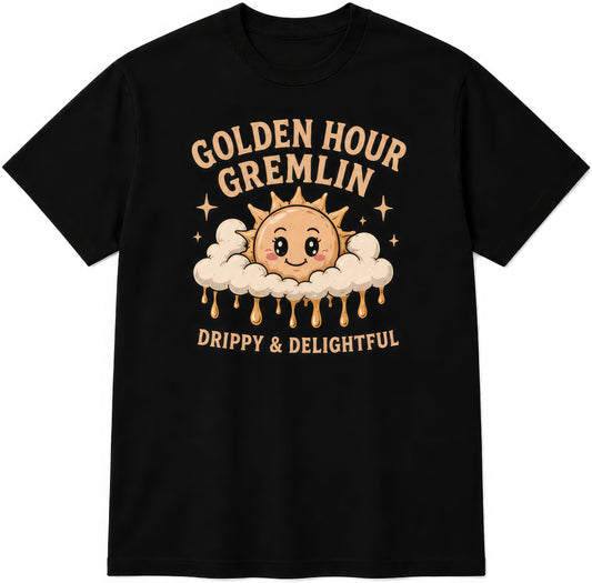 Golden Hour Gremlin rude t-shirt