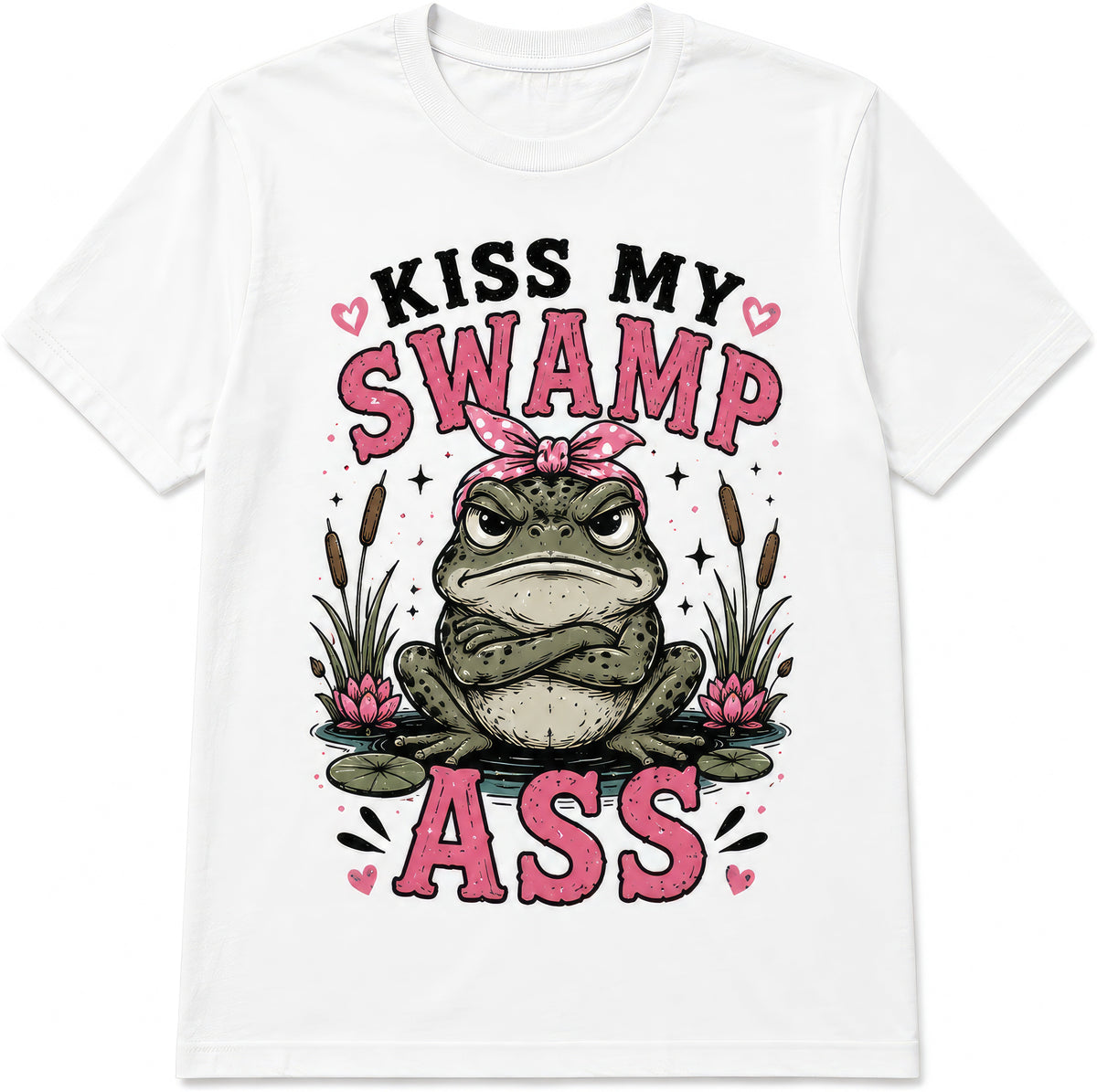 Kiss My Swamp Ass — Design 1 rude t-shirt
