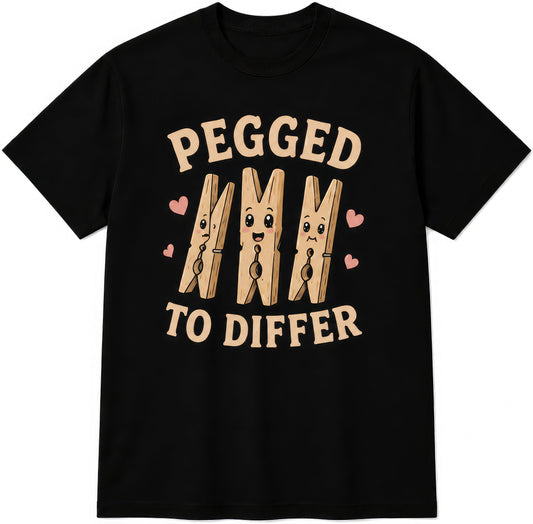 Pegged To Differ rude t-shirt