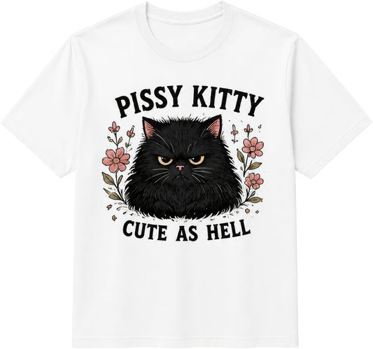Pissy Kitty rude t-shirt