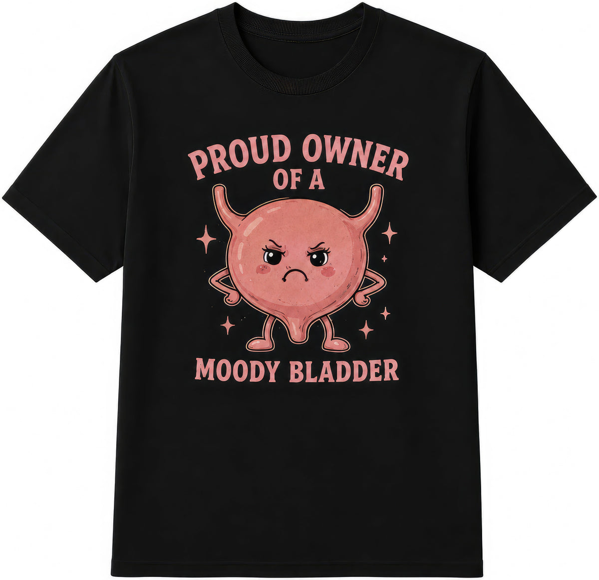 Proud Owner Of A Moody Bladder rude t-shirt