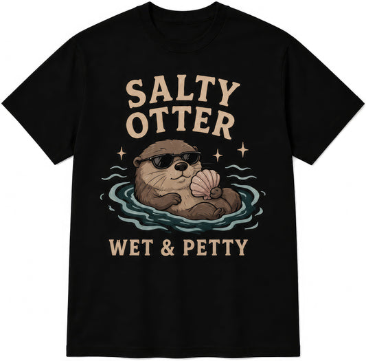 Salty Otter rude t-shirt