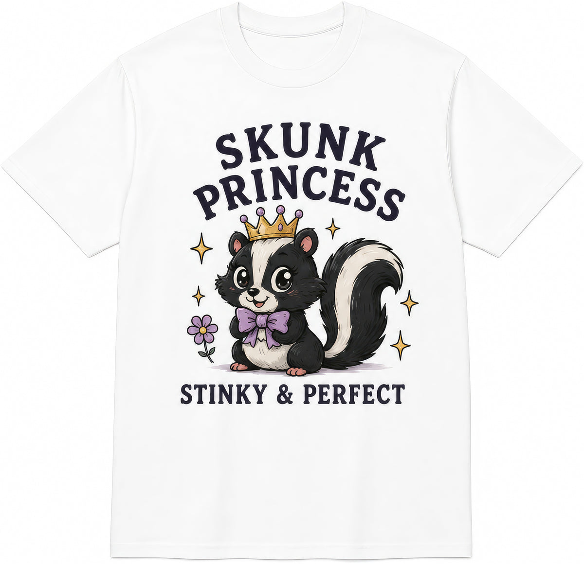Skunk Princess rude t-shirt
